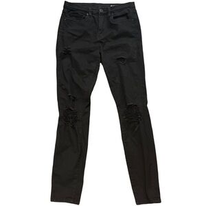 Blank NYC black distressed skinny jeans SZ 29